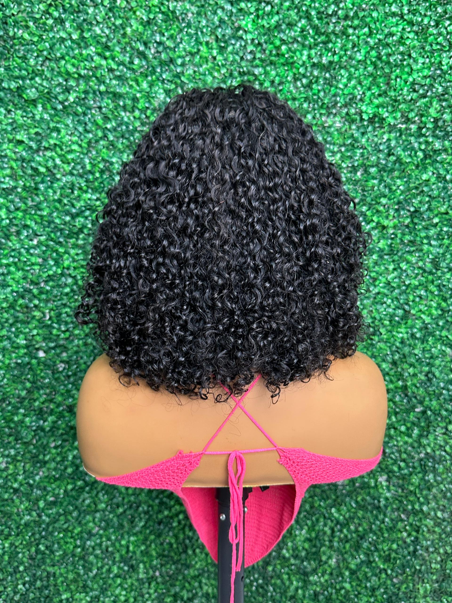 16  inch Pixie curly headband wig