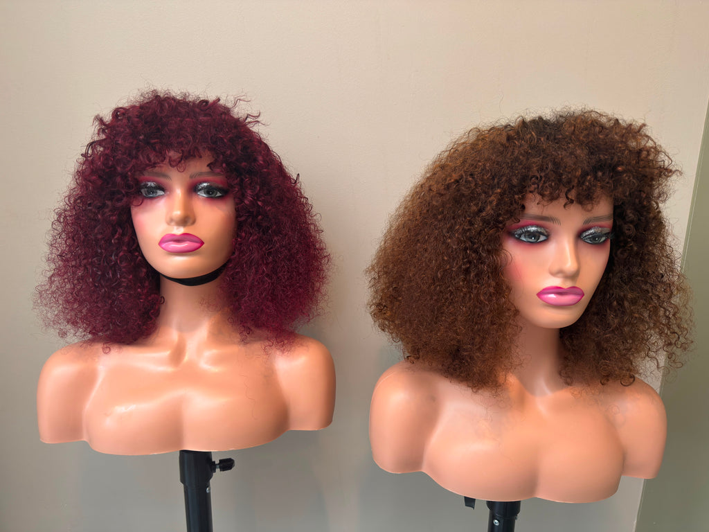 Midnight Pixie Curl Bang Wig