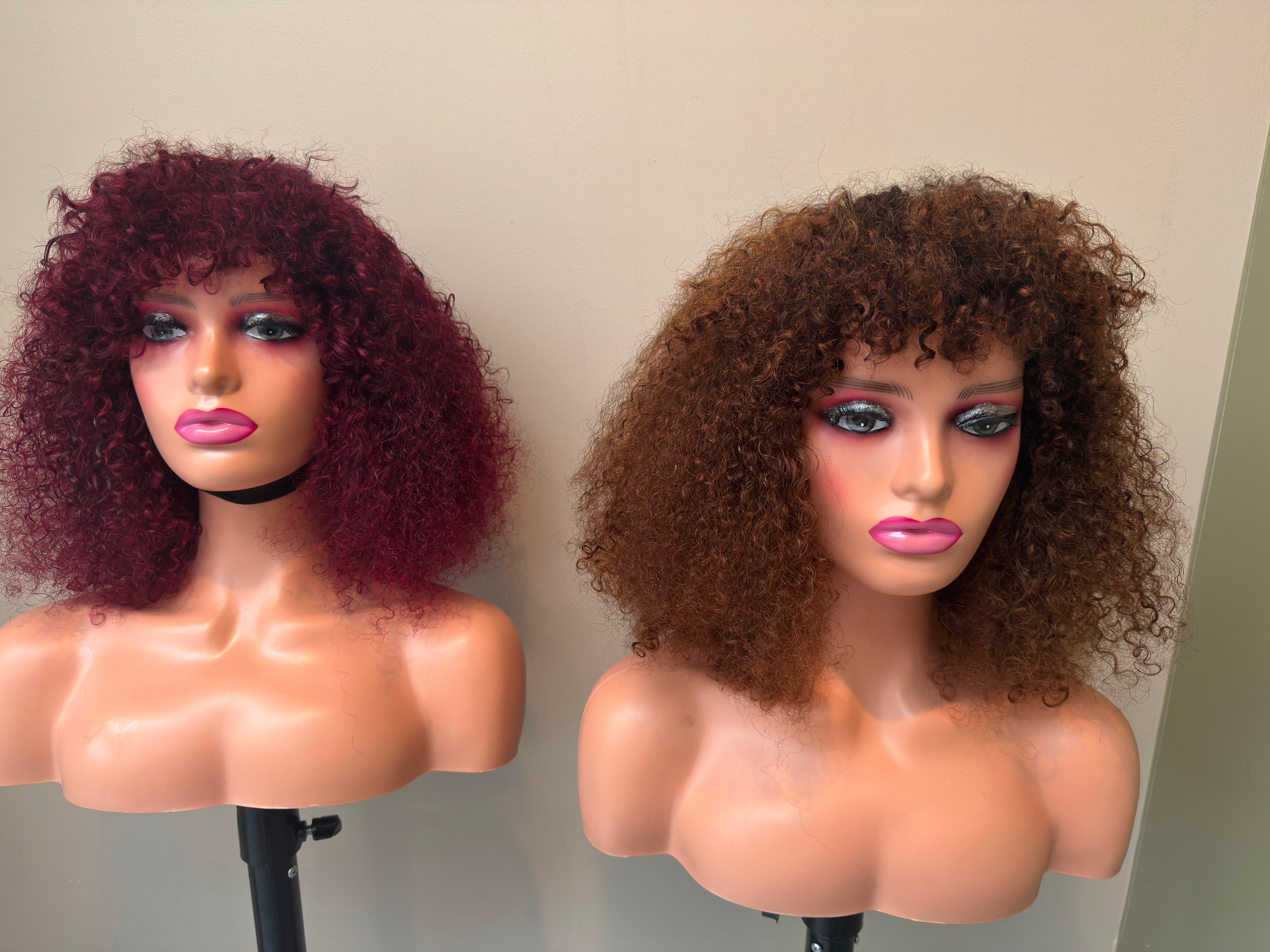 Midnight Pixie Curl Bang Wig