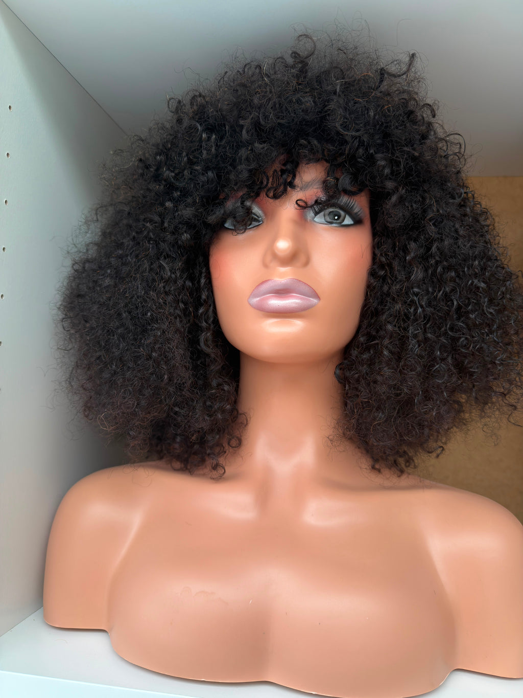 Midnight Pixie Curl Bang Wig