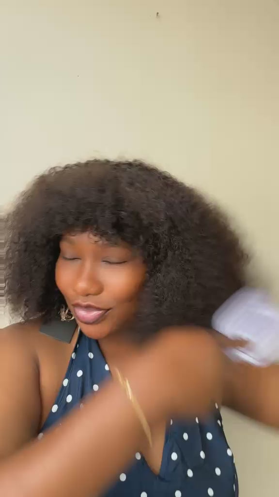 Midnight Pixie Curl Bang Wig