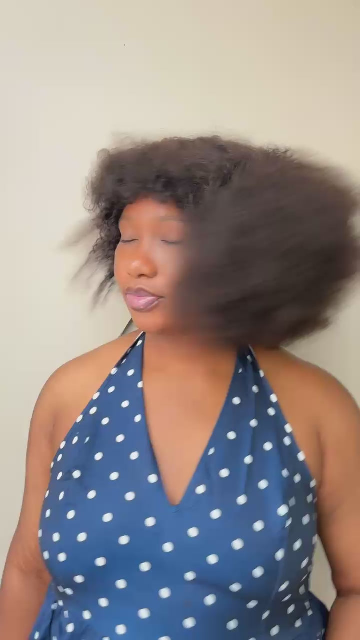 Midnight Pixie Curl Bang Wig